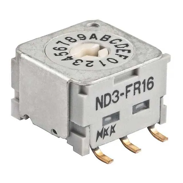 ND3FR16P (SWITCH ROTARY DIP HEX 100MA 5V)