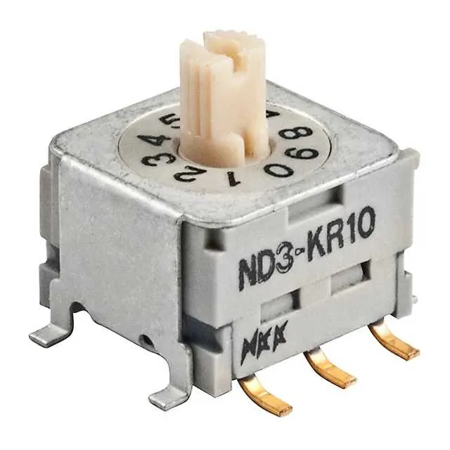 ND3KR10B (SWITCH ROTARY DIP BCD 100MA 5V)