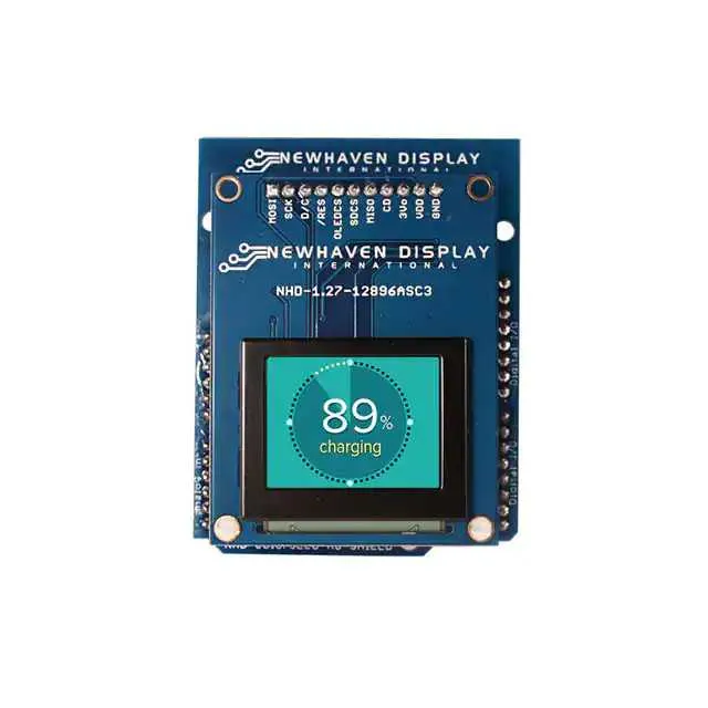 NHD-1.27-AU-SHIELD (SERIAL COLOR OLED ARDUINO SHIELD)