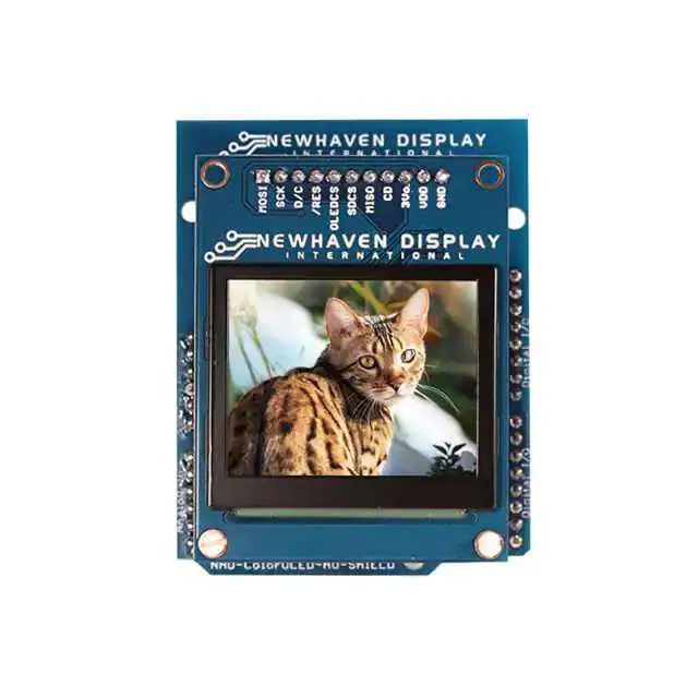 NHD-1.69-AU-SHIELD (SERIAL COLOR OLED ARDUINO SHIELD)