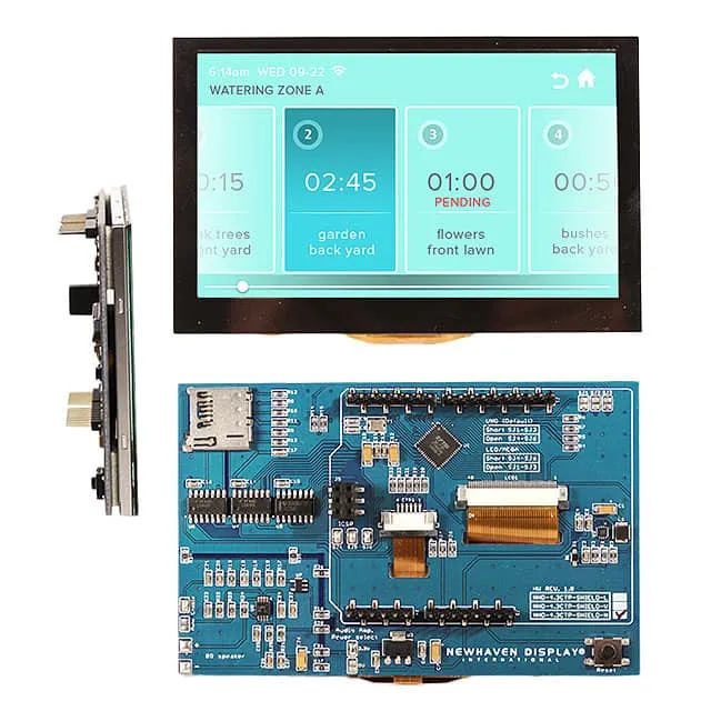NHD-4.3CTP-SHIELD-N (LCD 4.3 480X272 CAP TOUCHSCREEN")