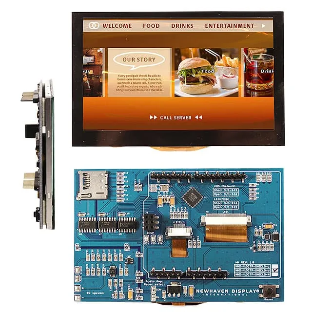 NHD-4.3CTP-SHIELD-V (LCD 4.3 480X272 CAP TOUCHSCREEN")