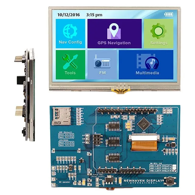 NHD-4.3RTP-SHIELD-N (LCD 4.3 480X272 RES TOUCHSCREEN")