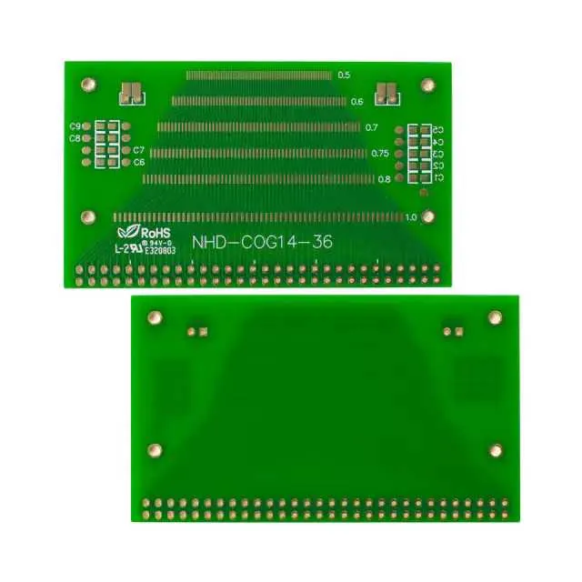 NHD-COG14-36 (ADAPTER SMT TO 2.54MM THRU-HOLE)