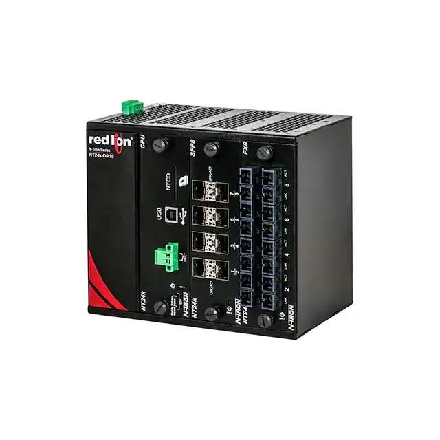 NT24K-DR16-DC (FULLY MANAGED INDUSTRIAL ETHERNE)