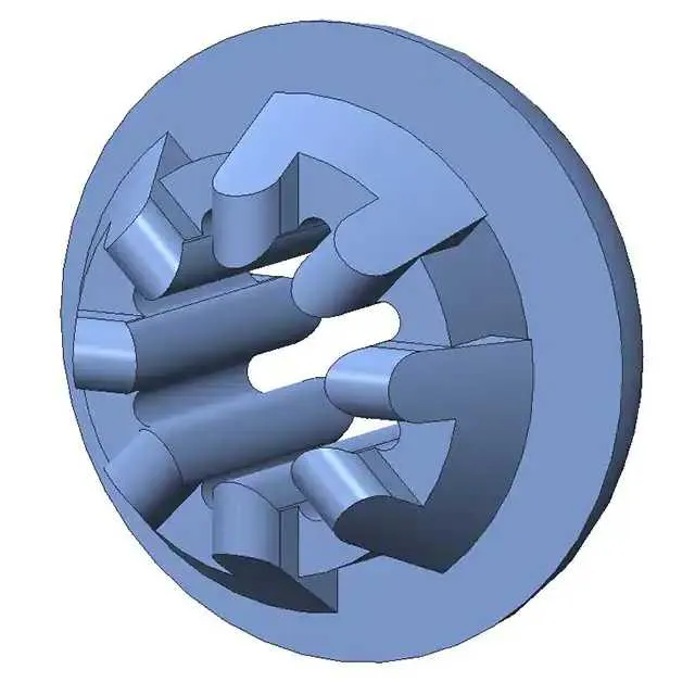 P-411-C8002 (SCREW GROMMET THRMPL BLUE)