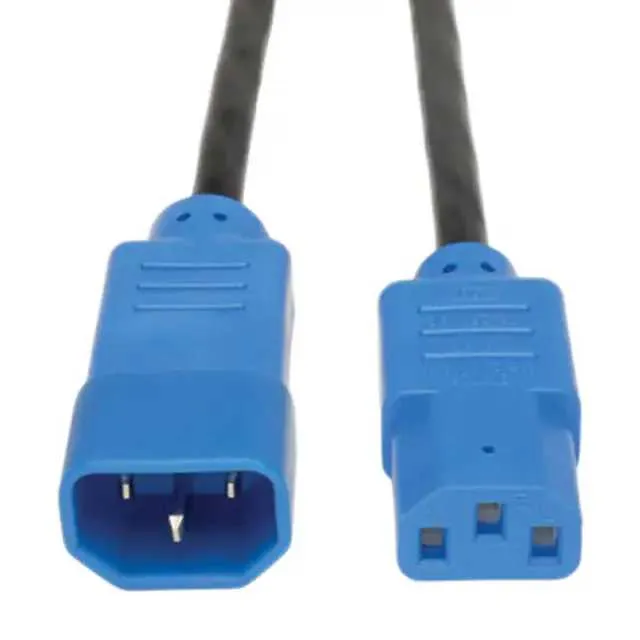 P004-004-BL (4FT POWER CORD 18AWG BLU CONN 4')