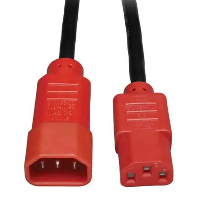 P004-004-RD (4FT POWER CORD 18AWG RED CONN 4')