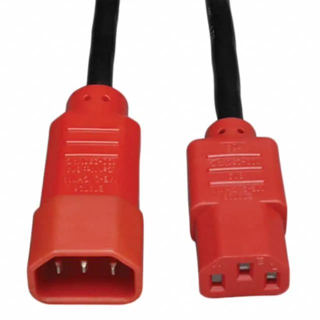 P005-006-RD (HEAVY DUTY POWER CORD RED 6')