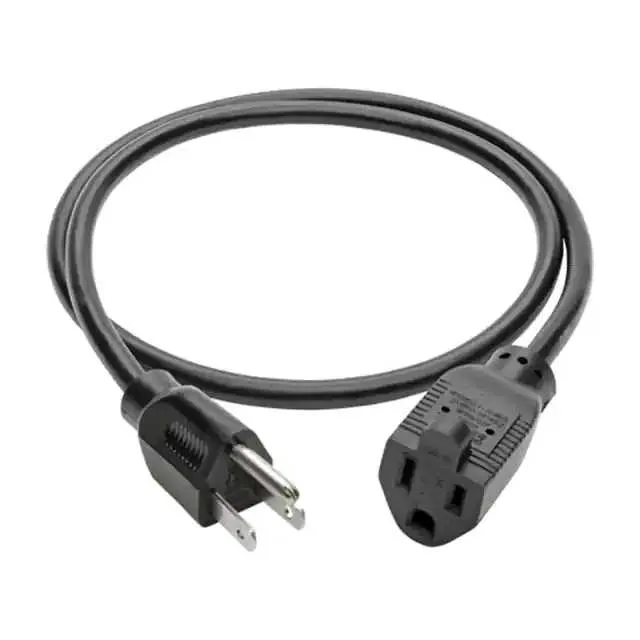 P022-003 (CORD 18AWG NEMA 5-15P - 5-15R 3')