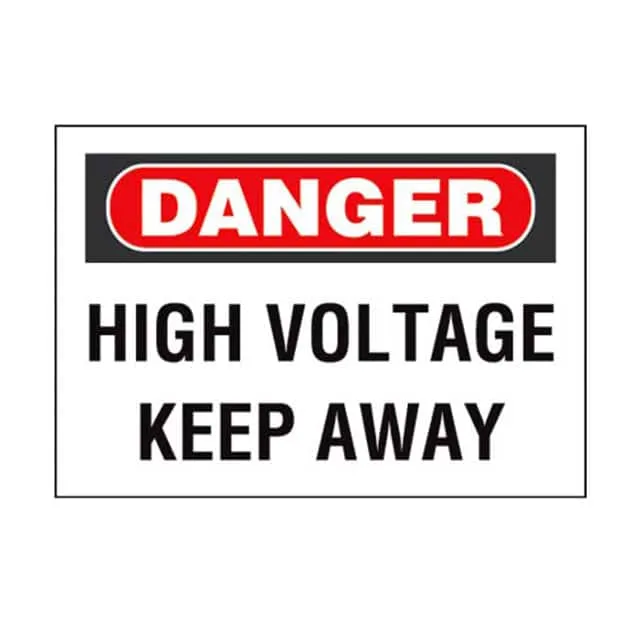 PAS1014D79 (SIGN ELECTRL WARN 14X10" BLK/RD")