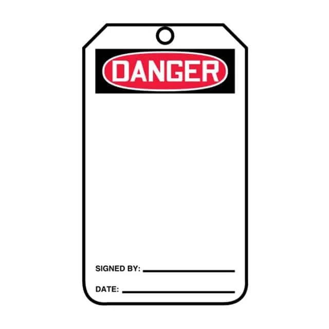 PCT-1010 (TAG 5.75X3.25" RED/BLACK/WHITE")