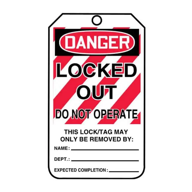 PCT-1055 (SFTYTAG,LO DGR LOCKED OUT DO NT)