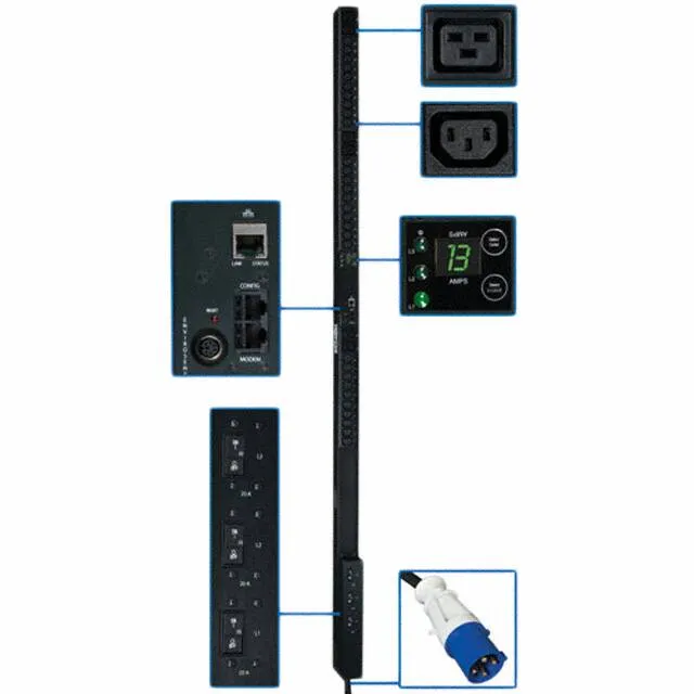 PDU3VN10G30 (PDU 3-PHASE MONITORED 208V 8.6KW)