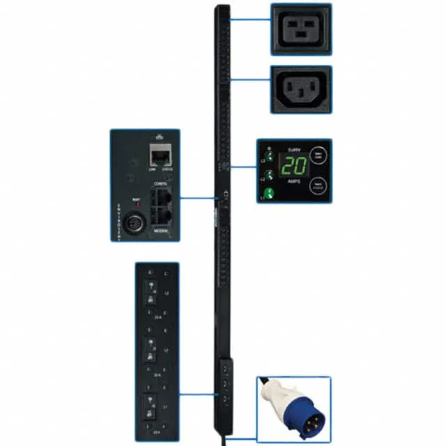PDU3VN10G60 (PDU 3-PHASE MONITOR 208V 12.6KW)