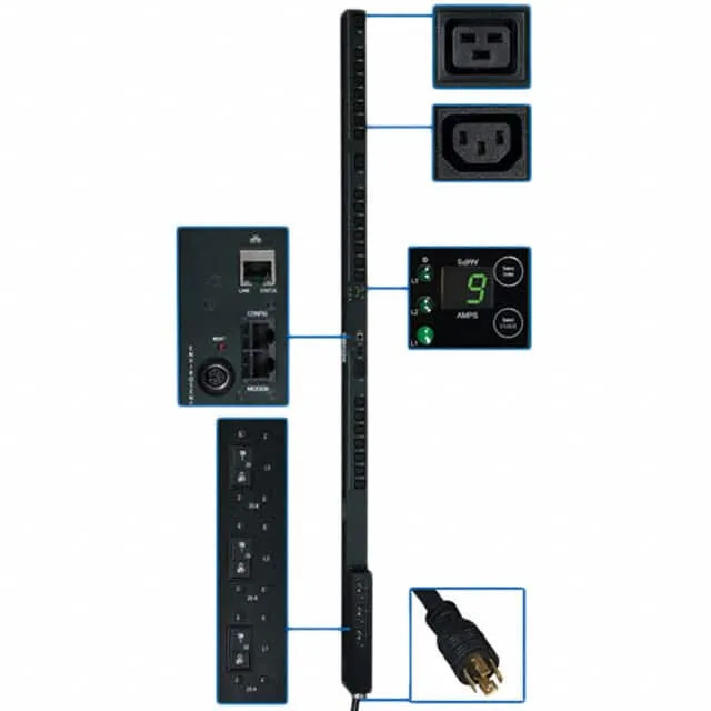 PDU3VSR3L2130 (PDU 3-PHASE SWITCHED 208V 8.6KW)