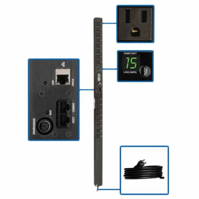 PDUMNV15 (PDU MONITORED 15A 5-15R 16 OUT)