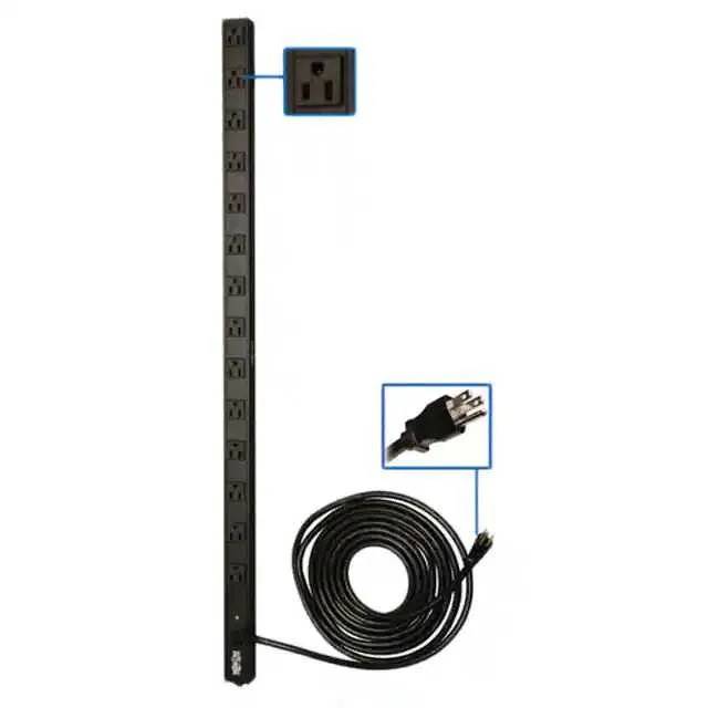 PDUV15 (PDU BASIC 15A 5-15R 14 OUTLET)