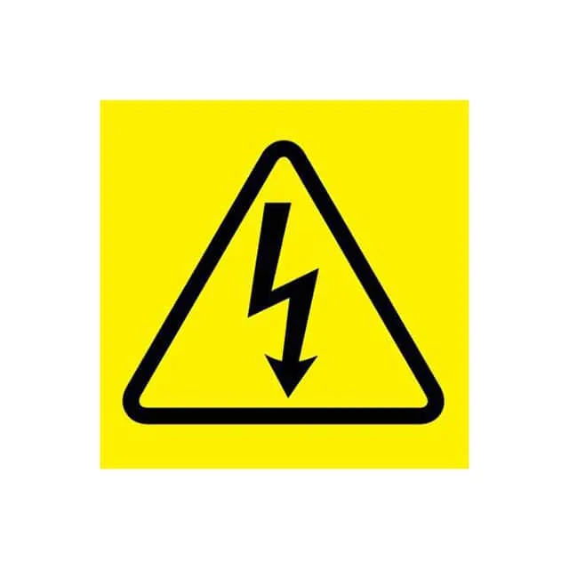 PESC-J-AT (LABEL ELECTRL WARN 0.75X0.75"")