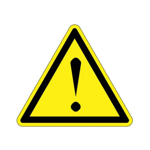 PESW-A-9Y (LABEL ELECT WARN 0.5 BK/YL 10PC")