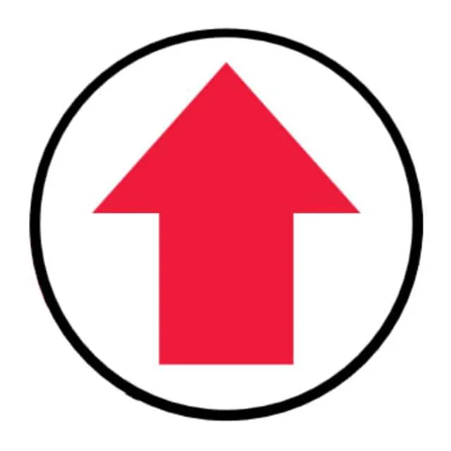 PFM0023 (SIGN 17DIA RED/WHITE")