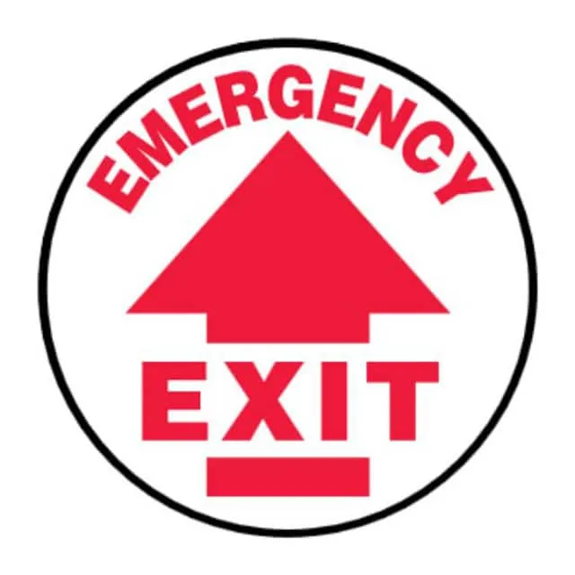 PFM0024 (SIGN 17DIA RED/WHITE")