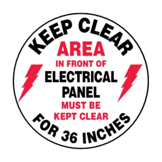 PFM0032 (SIGN 17DIA RED/BLACK/WHITE")