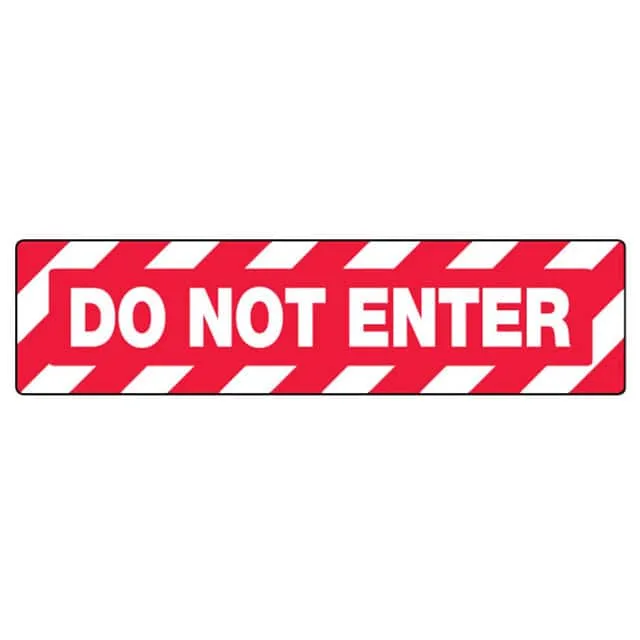 PFM0041 (SIGN 24X6" WHITE/RED")