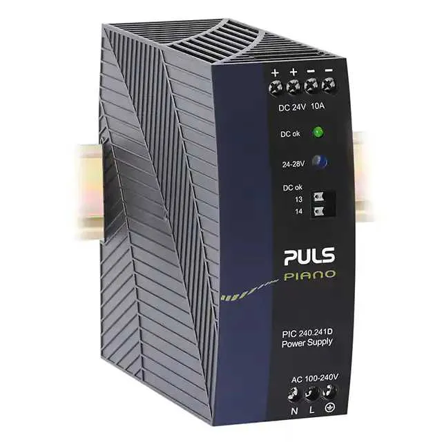 PIC240.241D (DIN RAIL PWR SUPPLY 240W 24V 10A)