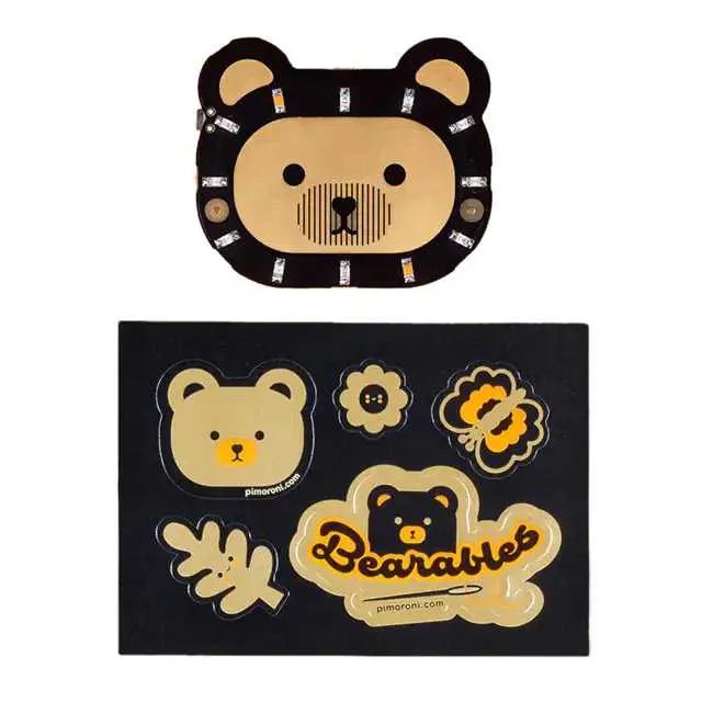 PIM315 (BEARABLES BEAR LED BADGE)