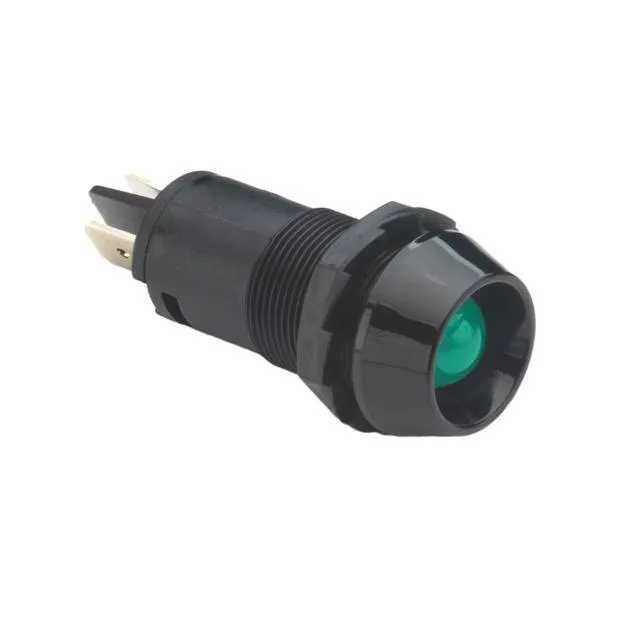 PL-523-GC (PILOT LED 12V GRN 5/8-32 BLD)