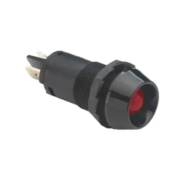 PL-523-RC (PILOT LED 12V RED 5/8-32 BLD)