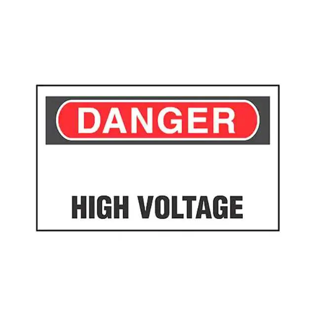 PLD-43 (LABEL ELECTRL WARN 1.5X1" 200PC")