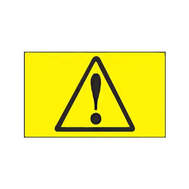 PLD-52 (LABEL ELECTRL WARN 1.5X1" 200PC")