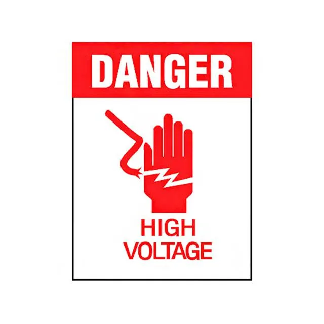 PLD-67 (LABEL ELECTRL WARN 1.5X1" 200PC")