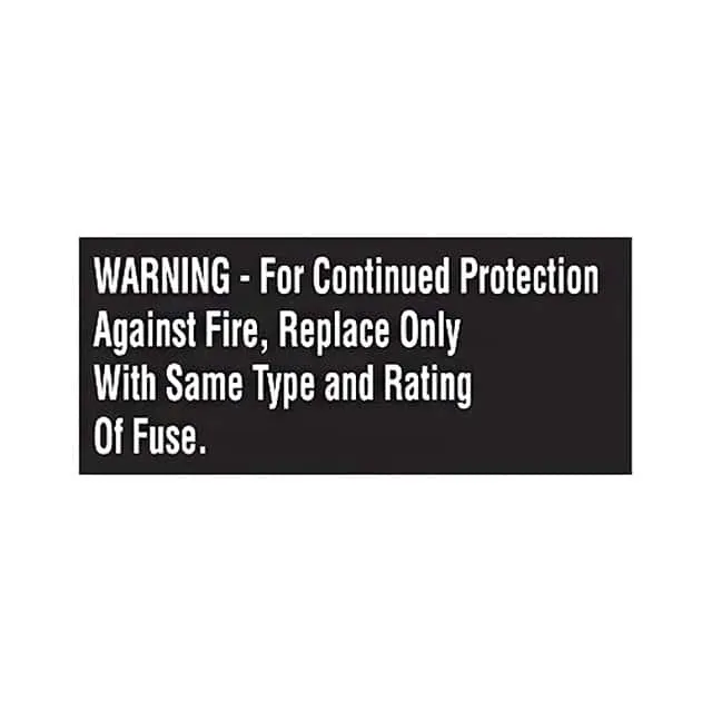 PLD-71 (LABEL ELECTRL WARN 2'X1 150PC")