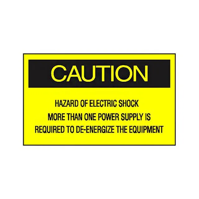 PLD-74 (LABEL ELECTRL WARN 1.5X1" 200PC")
