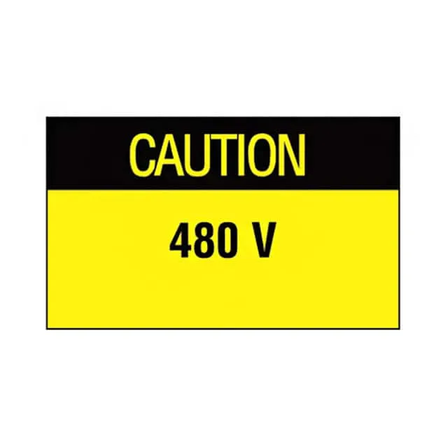 PLD-91 (LABEL ELECTRL WARN 1.5X1" 200PC")