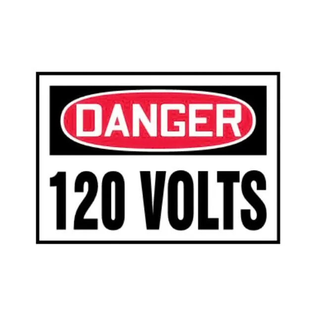 PLVS0305D3164 (LABEL ELECTL WRN 5X3.5" RD/BK/W")