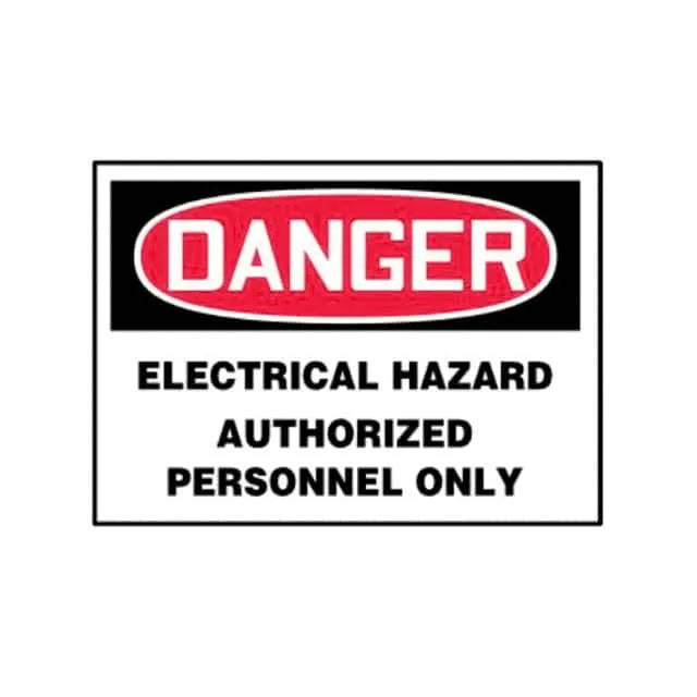 PLVS0305D7150 (LABEL ELECTL WRN 5X3.5" RD/BK/W")