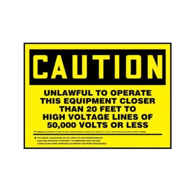 PLVS0507C3655 (LABEL ELECTRL WARN 7X5" BLCK/YL")