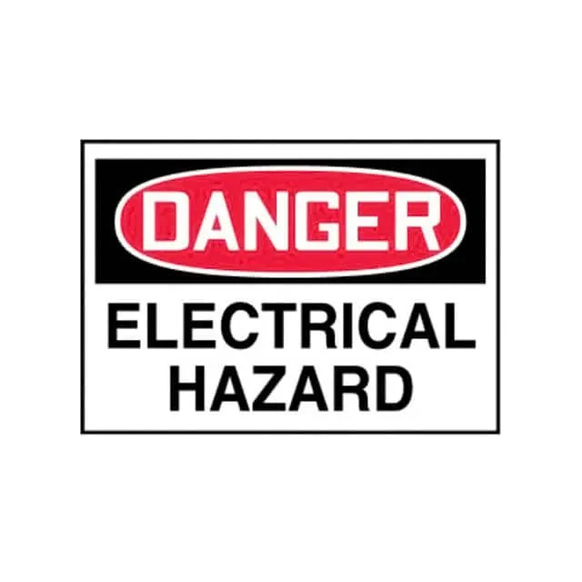 PLVS0507D7149 (SIGN ELECTRL WARN 7X5" RED/BK/W")