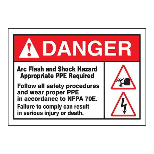 PLVS0507D7156 (5X7 DGR ARC FLASH.FOLLOW.")