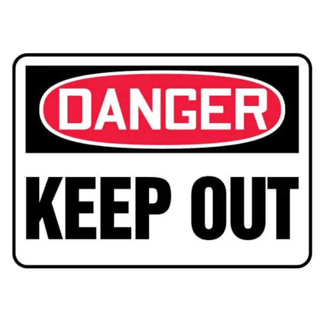 PLVS0710D7018 (SIGN ELECTRL WARN 10X7" RD/BK/W")