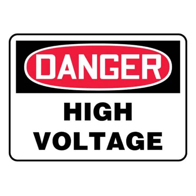 PLVS0710D7133 (SIGN ELECTRL WARN 10X7" RD/BK/W")