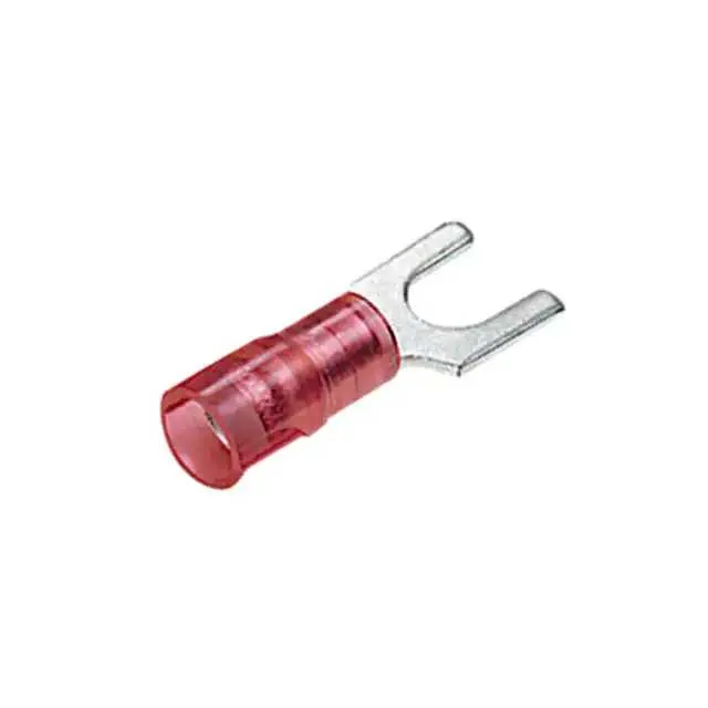 PNF18-6F-3K (CONN SPADE TERM 18-22AWG #6 RED)
