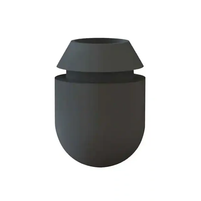POF-40059 (FOOT CYLINDRICAL 0.5 DIA BLACK")