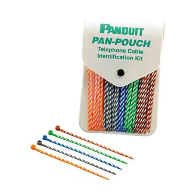 PP5X50F (POCKET POUCH W/ASST CABLE TIES)