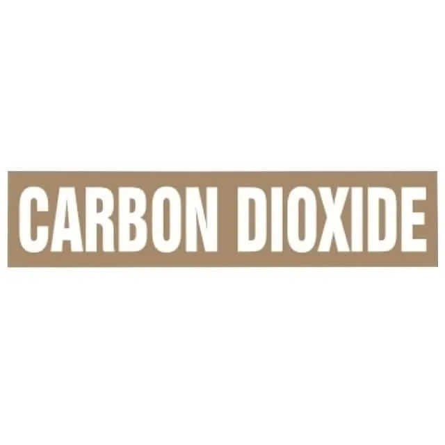 PPMA1081H (SS PIPE MRKR, CARBON DIOXIDE, BN)