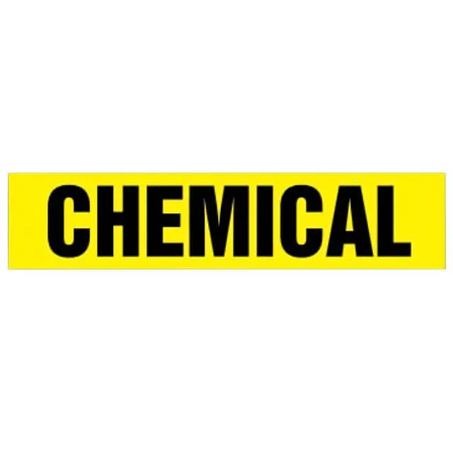 PPMA1093D (SS PIPE MRKR, CHEMICAL, YL, D,EA)